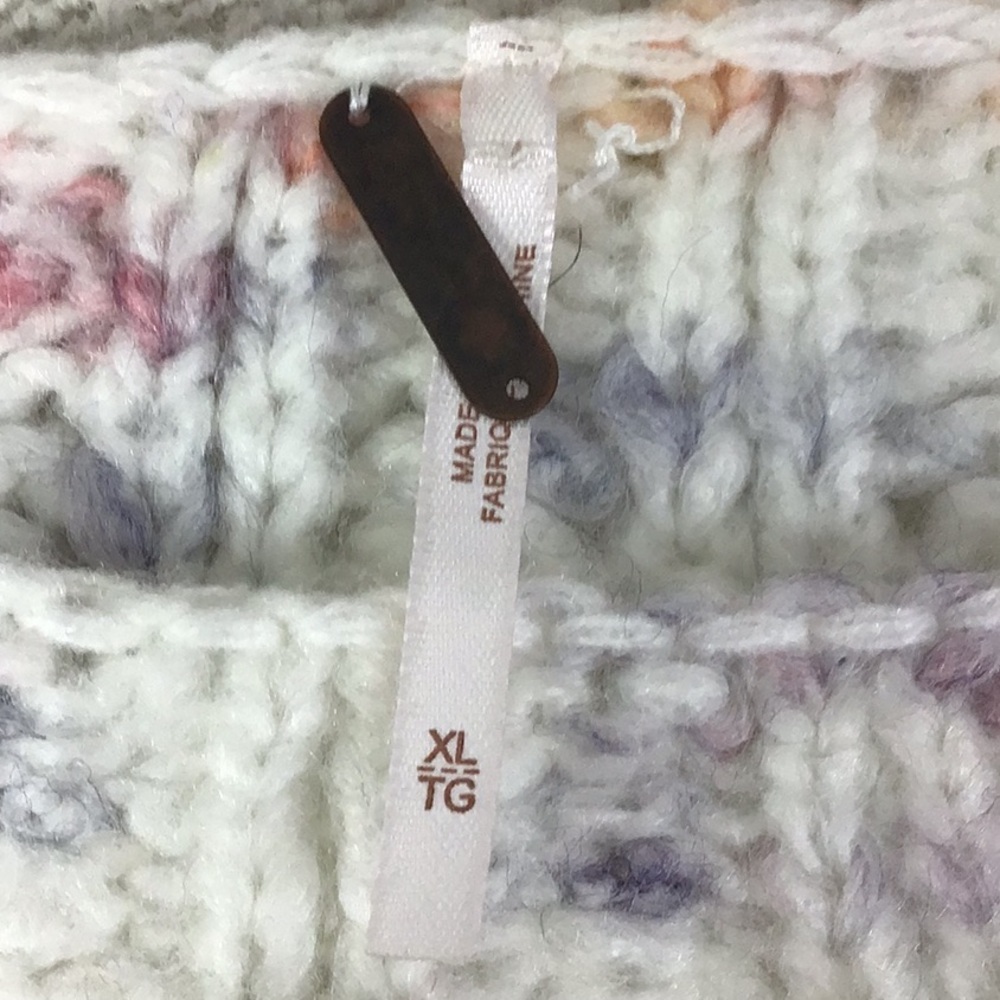 Free People Sunset Cloud Pullover Sweater Size XL - Picture 4 of 8
